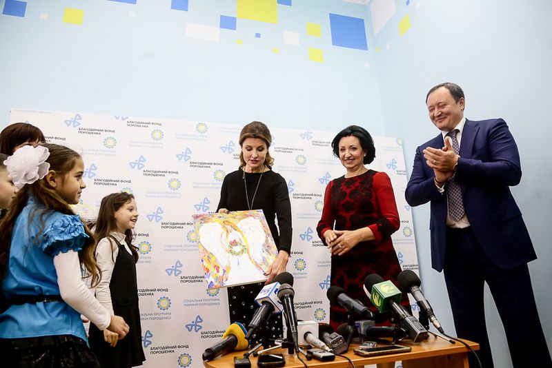 Марина Порошенко відкрила першу шкільну Медіатеку 