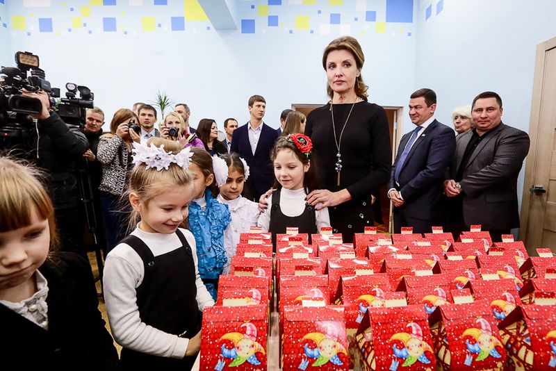 Марина Порошенко відкрила першу шкільну Медіатеку 