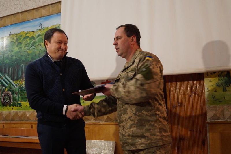 55-а артилерійська бригада імені генерал-полковника Василя Петрова відзначає 74-у річницю