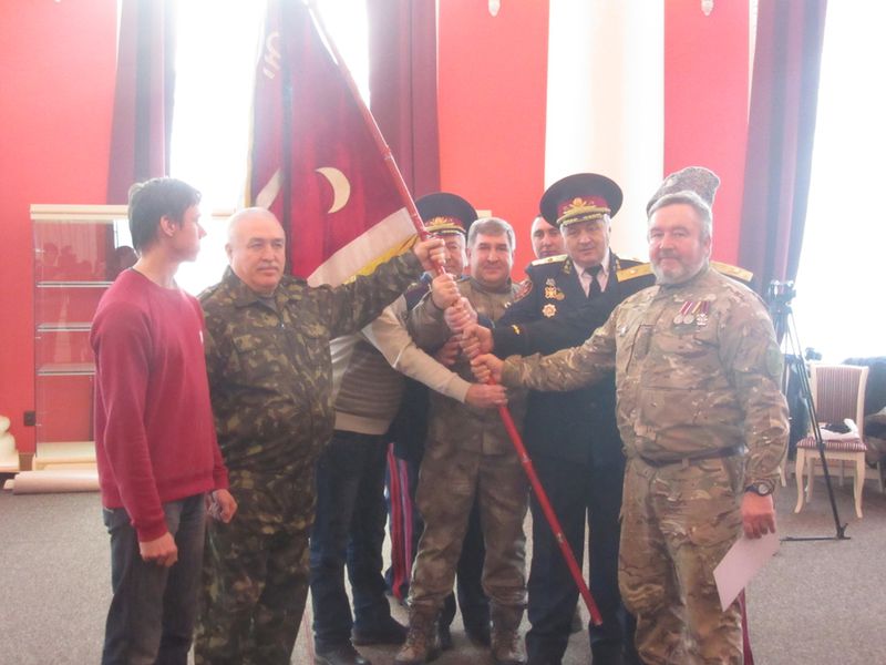 Бойовий прапор запорізького козацтва поповнив музейну експозицію