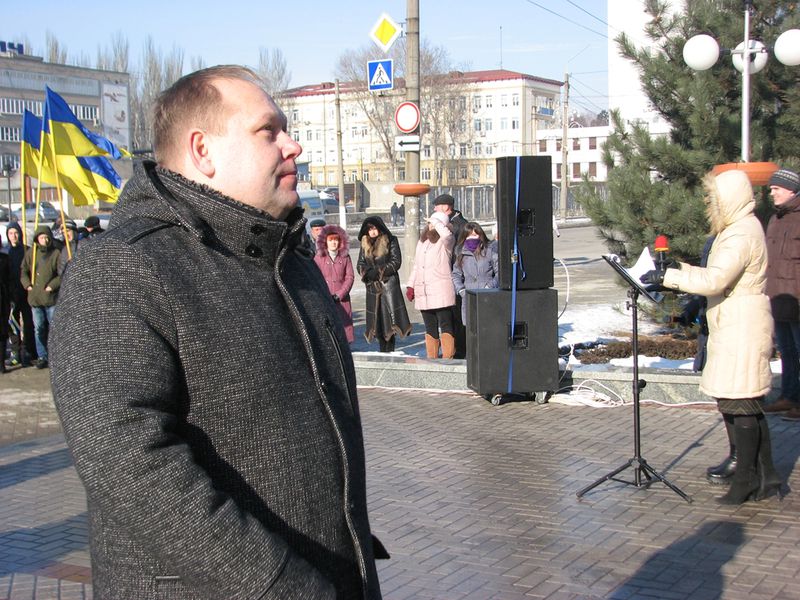 Запоріжці відзначають День соборності України