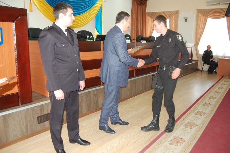 Голова облдержадміністрації Костянтин Бриль вручив відзнаки представникам Нацполіції Запорізької області