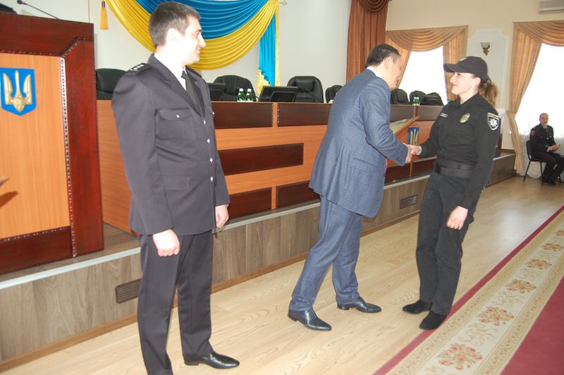 Голова облдержадміністрації Костянтин Бриль вручив відзнаки представникам Нацполіції Запорізької області