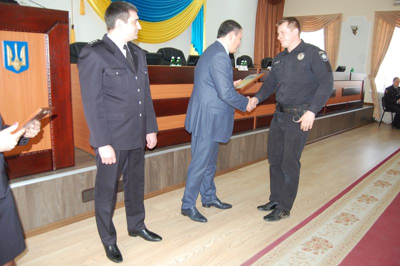 Голова облдержадміністрації Костянтин Бриль вручив відзнаки представникам Нацполіції Запорізької області