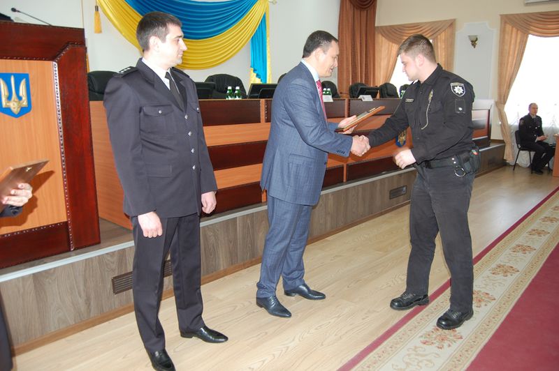 Голова облдержадміністрації Костянтин Бриль вручив відзнаки представникам Нацполіції Запорізької області