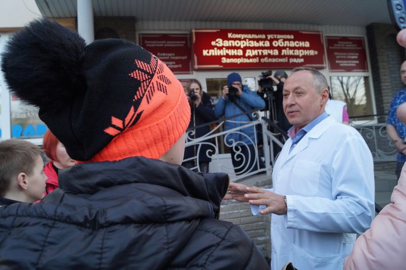 До Запоріжжя організовано перше безпечне доправлення дітей із зони АТО