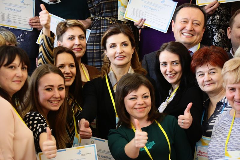 Марина Порошенко: «Запорізькі школярі зможуть отримати якісні та доступні знання, які відповідають вимогам часу»