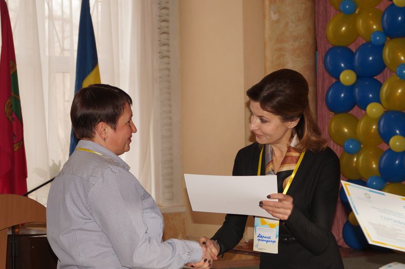 Марина Порошенко: «Запорізькі школярі зможуть отримати якісні та доступні знання, які відповідають вимогам часу»