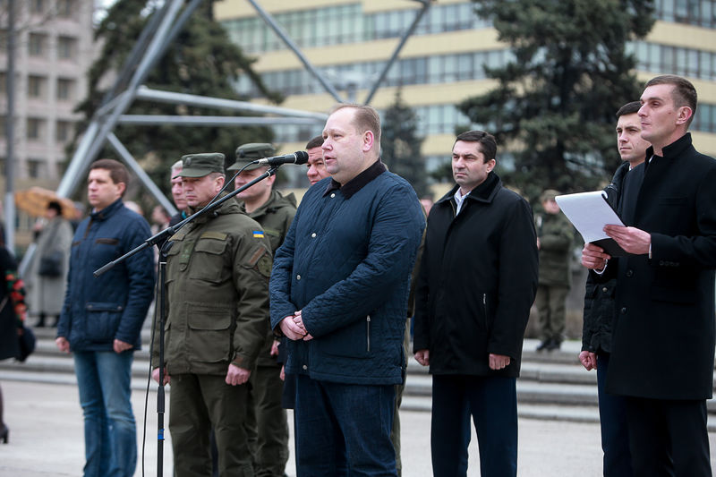 Гвардійці урочистим маршем відзначили своє професійне свято