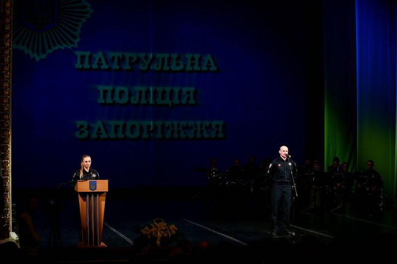 Патрульна поліція Запоріжжя відзначила перший рік роботи 