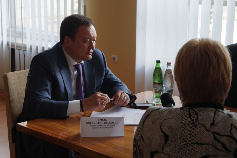 Оріхівські освітяни звернули увагу Костянтина Бриля на проблемні питання