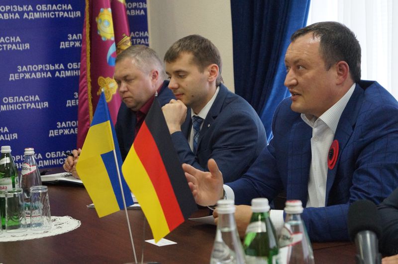 Німецький посол у Запоріжжі: «Санкції припинять, коли Росія виконає Мінські угоди»