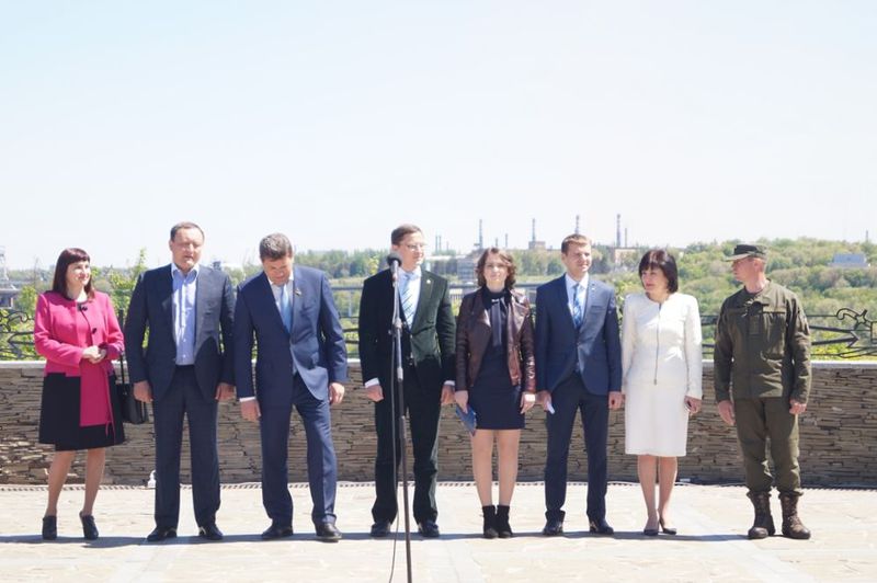 Прапор Євросоюзу замайорів на найвищому флагштоці України