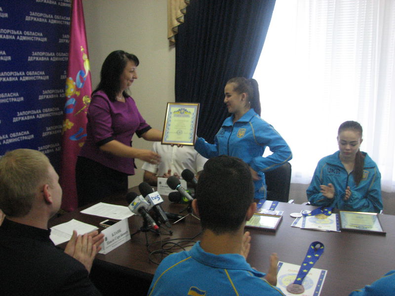 Обласна влада привітала запорізьких спортсменів - переможців чемпіонату Європи з ушу