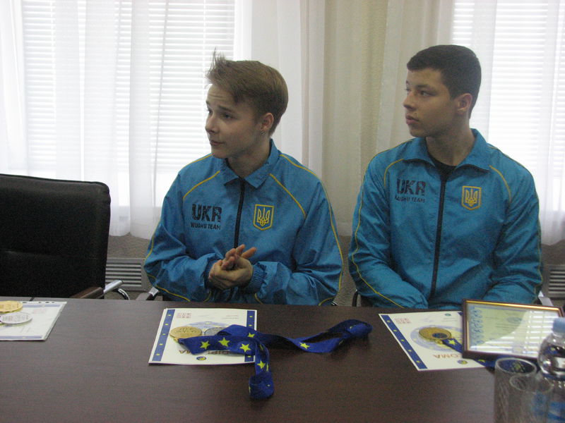 Обласна влада привітала запорізьких спортсменів - переможців чемпіонату Європи з ушу