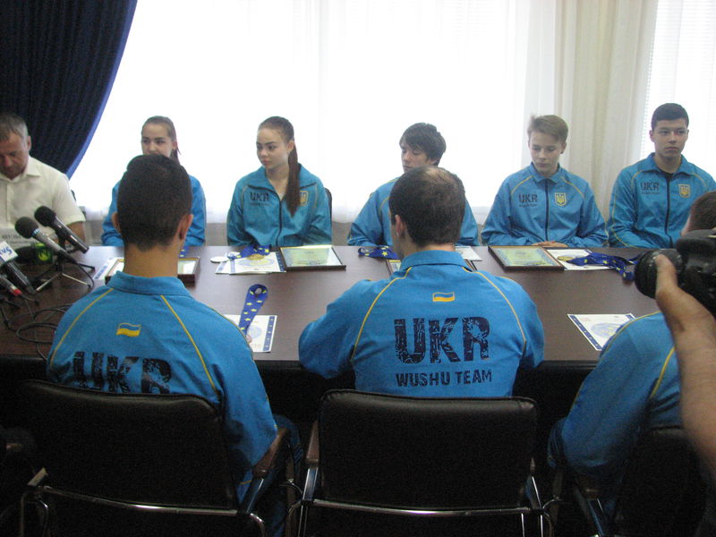 Обласна влада привітала запорізьких спортсменів - переможців чемпіонату Європи з ушу