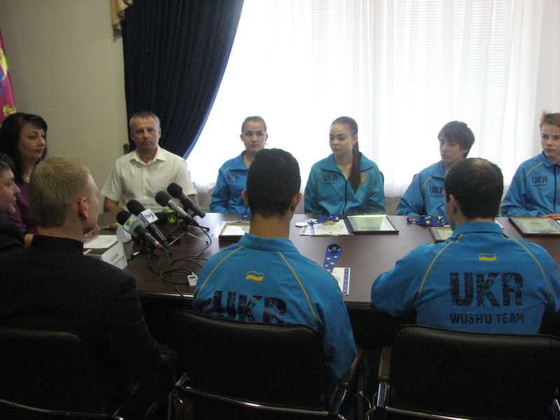 Обласна влада привітала запорізьких спортсменів - переможців чемпіонату Європи з ушу