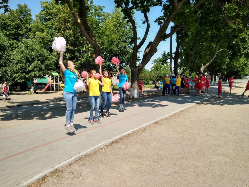 У Запорізькій області ЮНІСЕФ відкрив третій спортивний майданчик