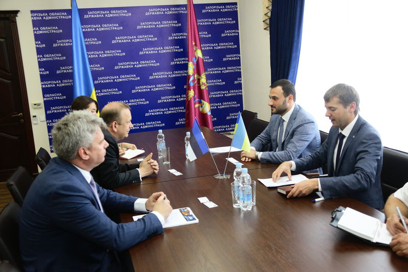 Запорізька область посилює співпрацю з Естонською Республікою