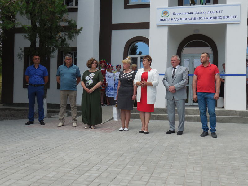 У Берестівській громаді відкрито перший в області Центр надання адмінпослуг