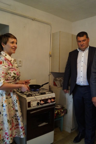 Жителі селища Приазовське радіють відкриттю газопроводу