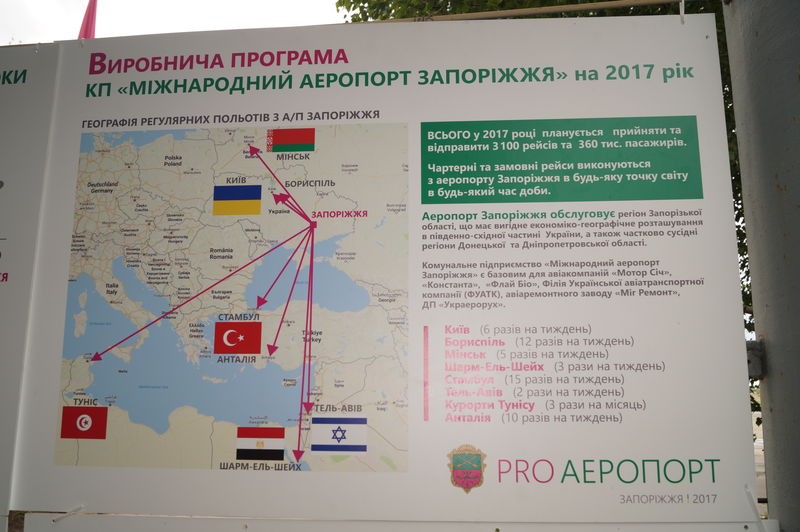 Володимир Гройсман ознайомився з ходом ремонту у Запорізькому аеропорту 