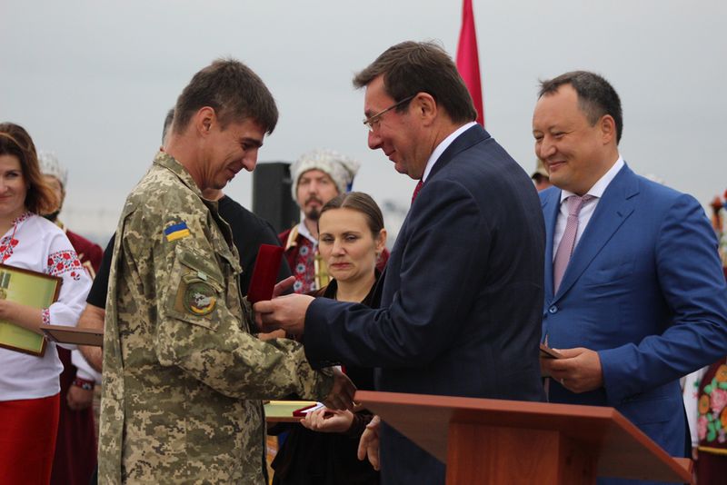 На острові Хортиця відзначили День прапора України 