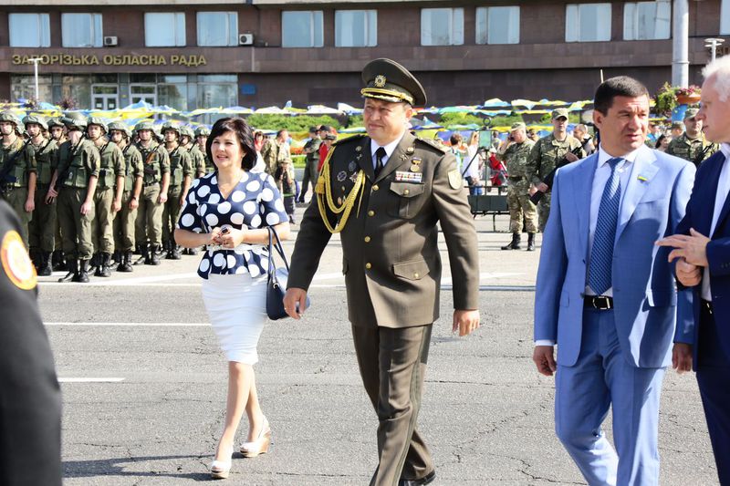 День Незалежності України запоріжці відсвяткували військовим парадом