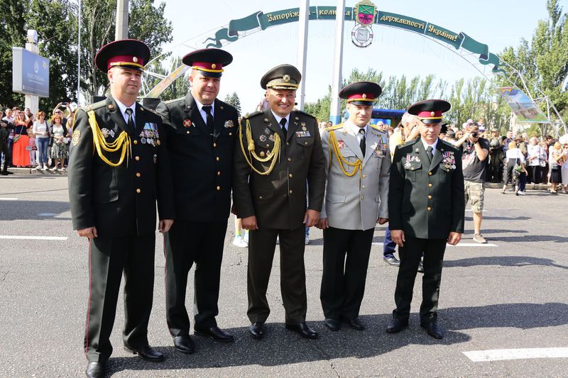 День Незалежності України запоріжці відсвяткували військовим парадом
