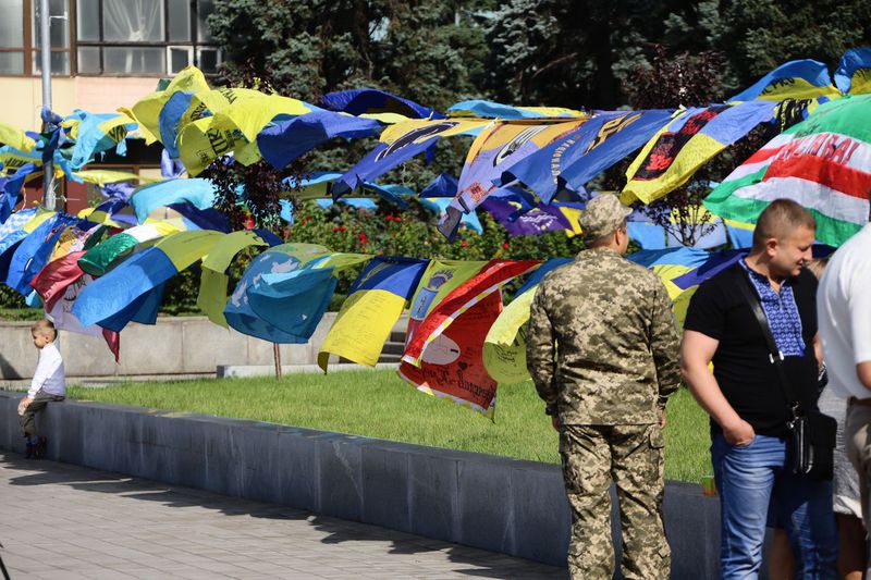 День Незалежності України запоріжці відсвяткували військовим парадом