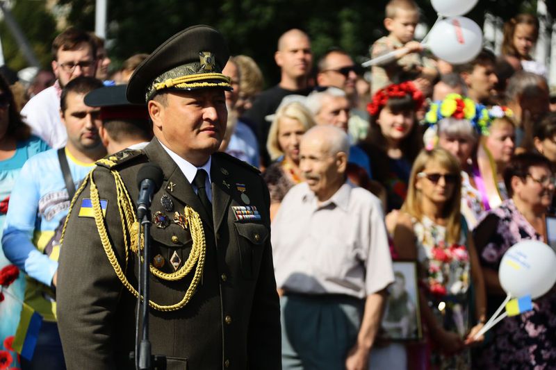 День Незалежності України запоріжці відсвяткували військовим парадом