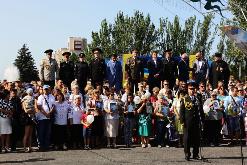 День Незалежності України запоріжці відсвяткували військовим парадом