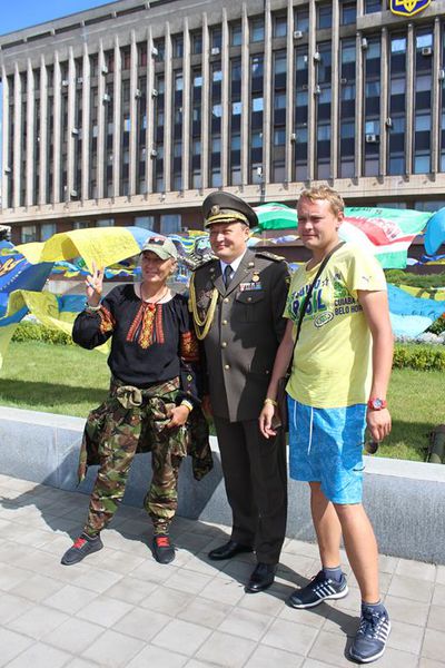 День Незалежності України запоріжці відсвяткували військовим парадом