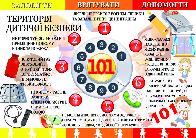 Рятівники нагадують правила безпеки життєдіяльності серед дітей