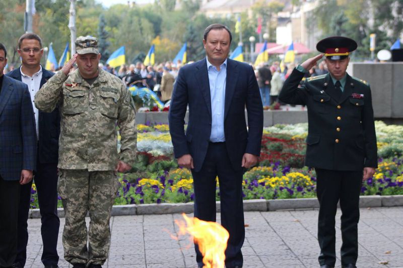 Запоріжці відзначають День визволення міста від німецько-фашистських  загарбників