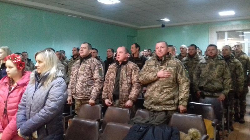 Запоріжці привітали воїнів-десантників