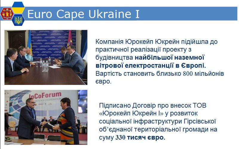 Костянтин Бриль: «Упевнений, що продовження курсу децентралізації, а також ефективна співпраця інвесторів, влади та місцевих громад нададуть потужного імпульсу для розвитку держави»