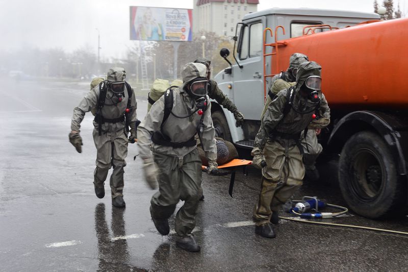 Запорізькі рятувальники та спецслужби показали високий рівень готовності до ліквідації надзвичайних ситуацій 