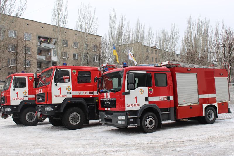 Запорізькі підрозділи ГУ ДСНС отримали нове аварійно-рятувальне обладнання 
