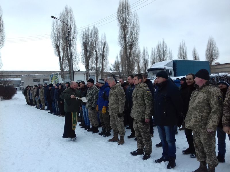 Запорізькі резервісти відправилися на військові збори