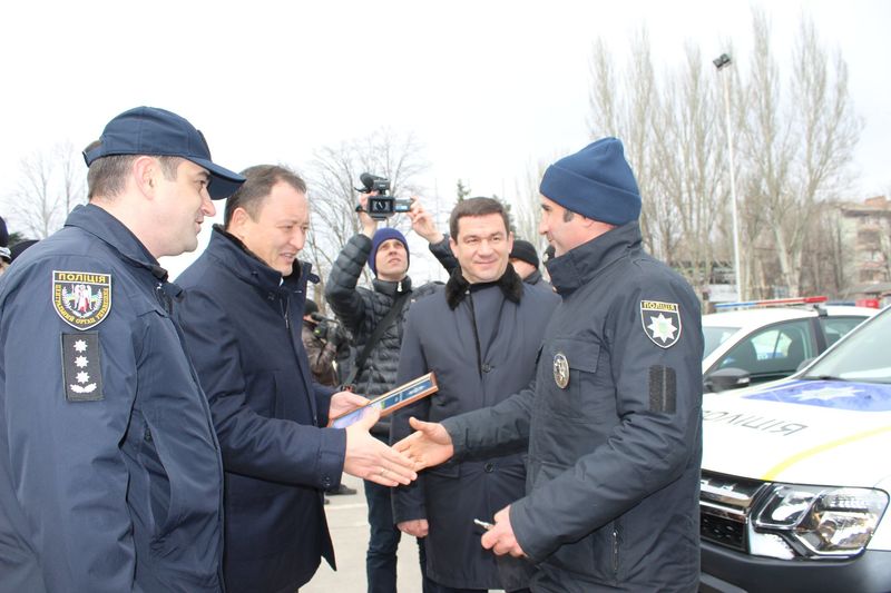 Підрозділи Нацполіції в Запорізькій області отримали нові транспортні засоби
