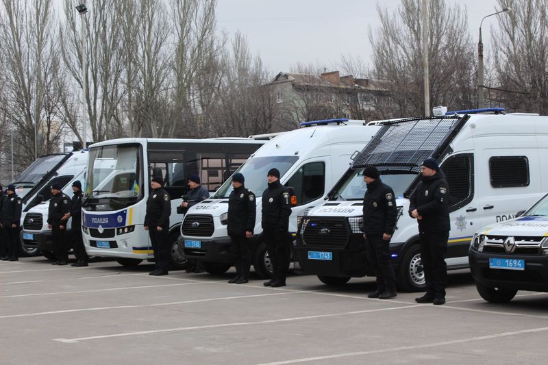 Підрозділи Нацполіції в Запорізькій області отримали нові транспортні засоби