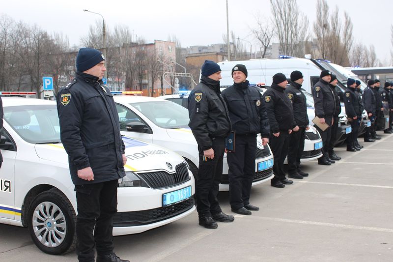 Підрозділи Нацполіції в Запорізькій області отримали нові транспортні засоби