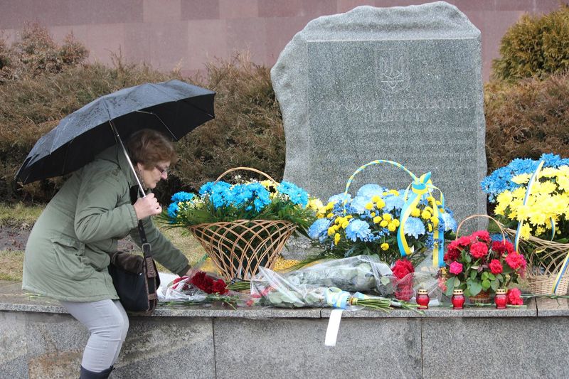Запоріжці  вшанували українських добровольців