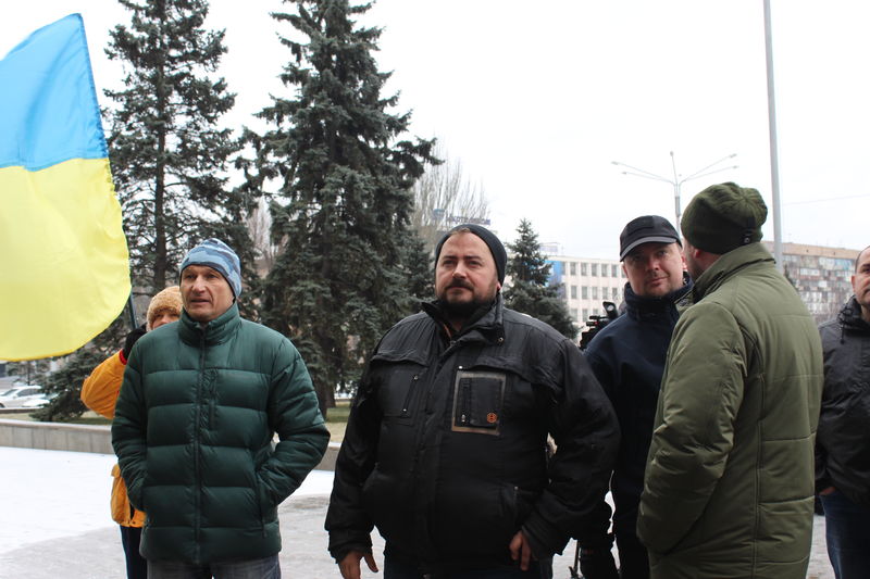 В Запоріжжі відбувся флешмоб «Україна - єдина! Крим – це  Україна!»