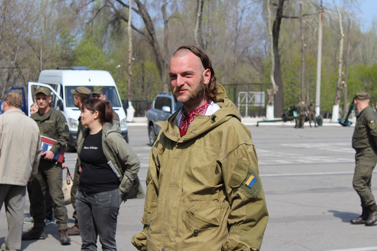 Учасники «Труханівської січі» відвідали запорізьких нацгвардійців