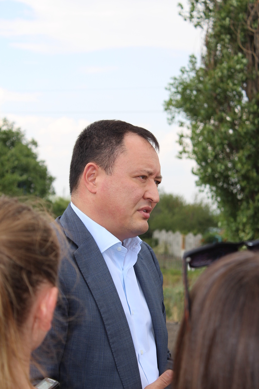Костянтин Бриль перевірив виконання поточного середнього ремонту на автомобільній дорозі Запоріжжя-Біленьке