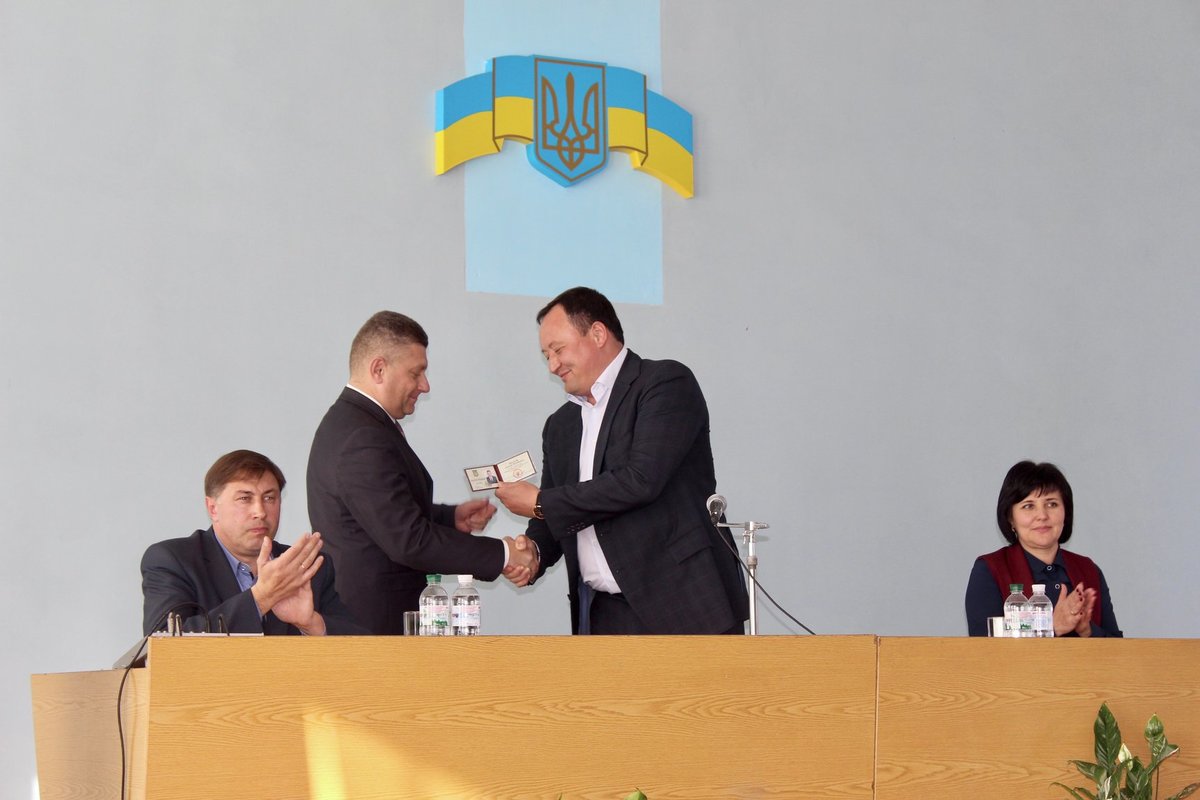 Костянтин Бриль представив активу Вільнянського району нового керівника райдержадміністрації